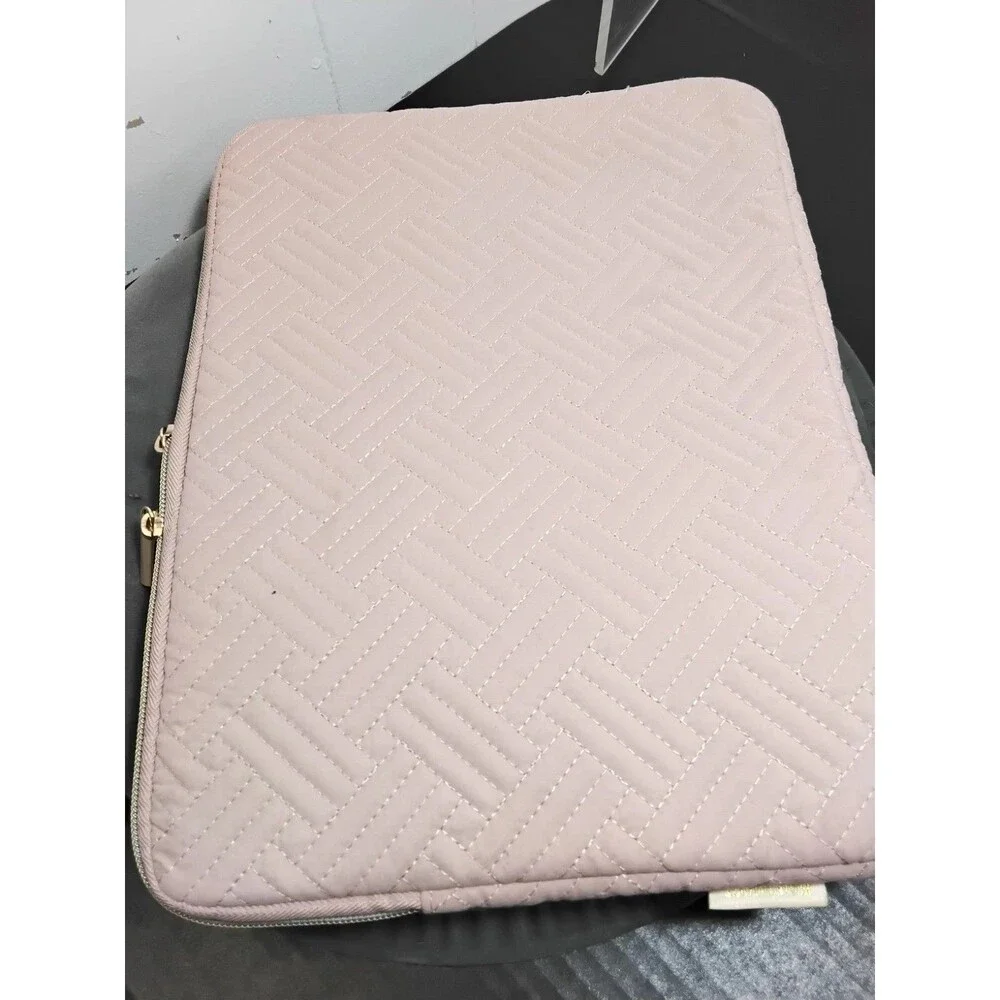 BAGSMART Laptop Sleeve Bag Compatible with MacBook 13-13.3 Inch, Baby Pink